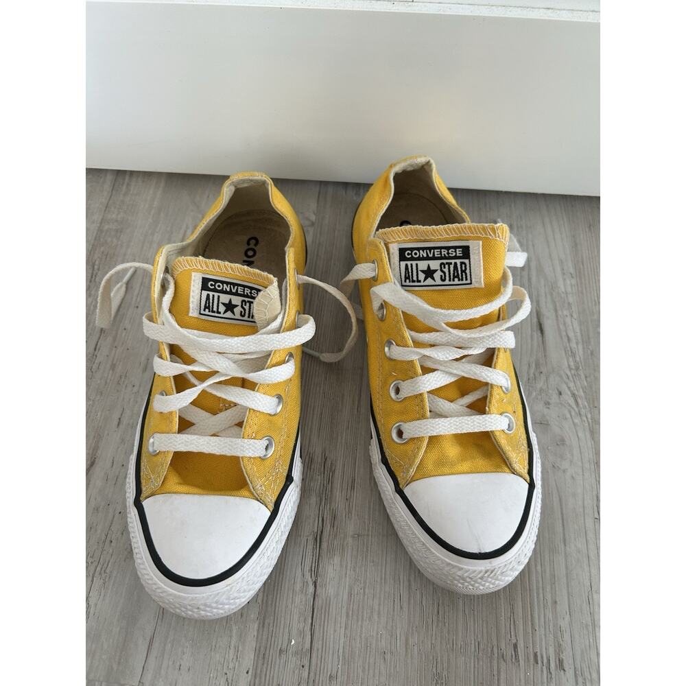 Converse Chuck Taylor All Star Low Sneakers Unisex M4/W6 Lemon Chrome 130129F - Picture 9 of 11